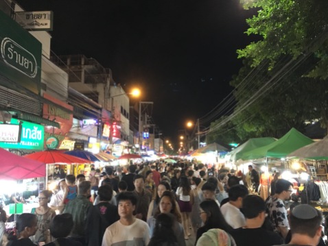 Night market in Chiang Mai.