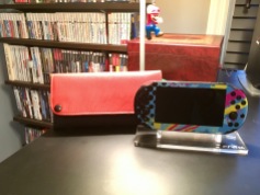 A shot of my Vita, hanging out next to its case.